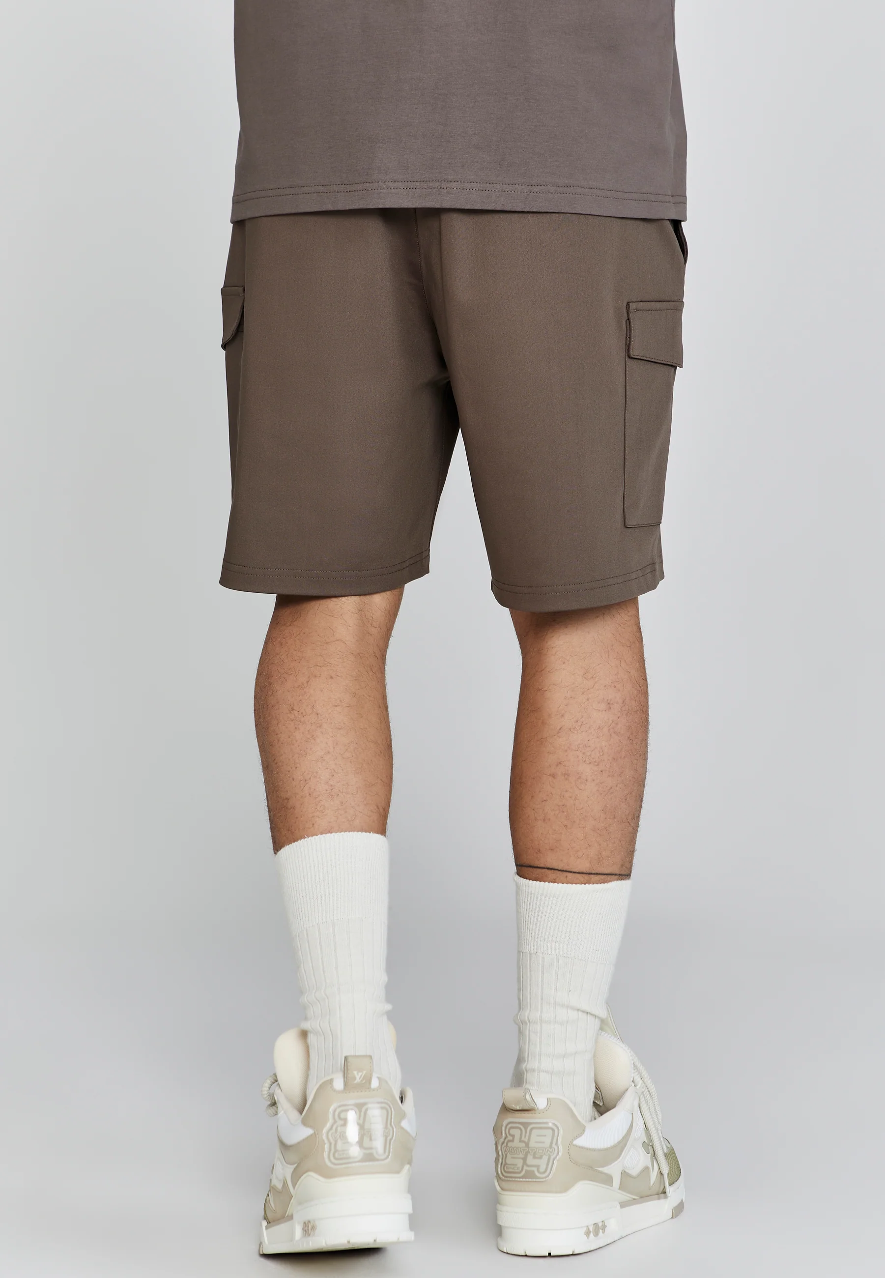 Brown Cargo Shorts - Image 3