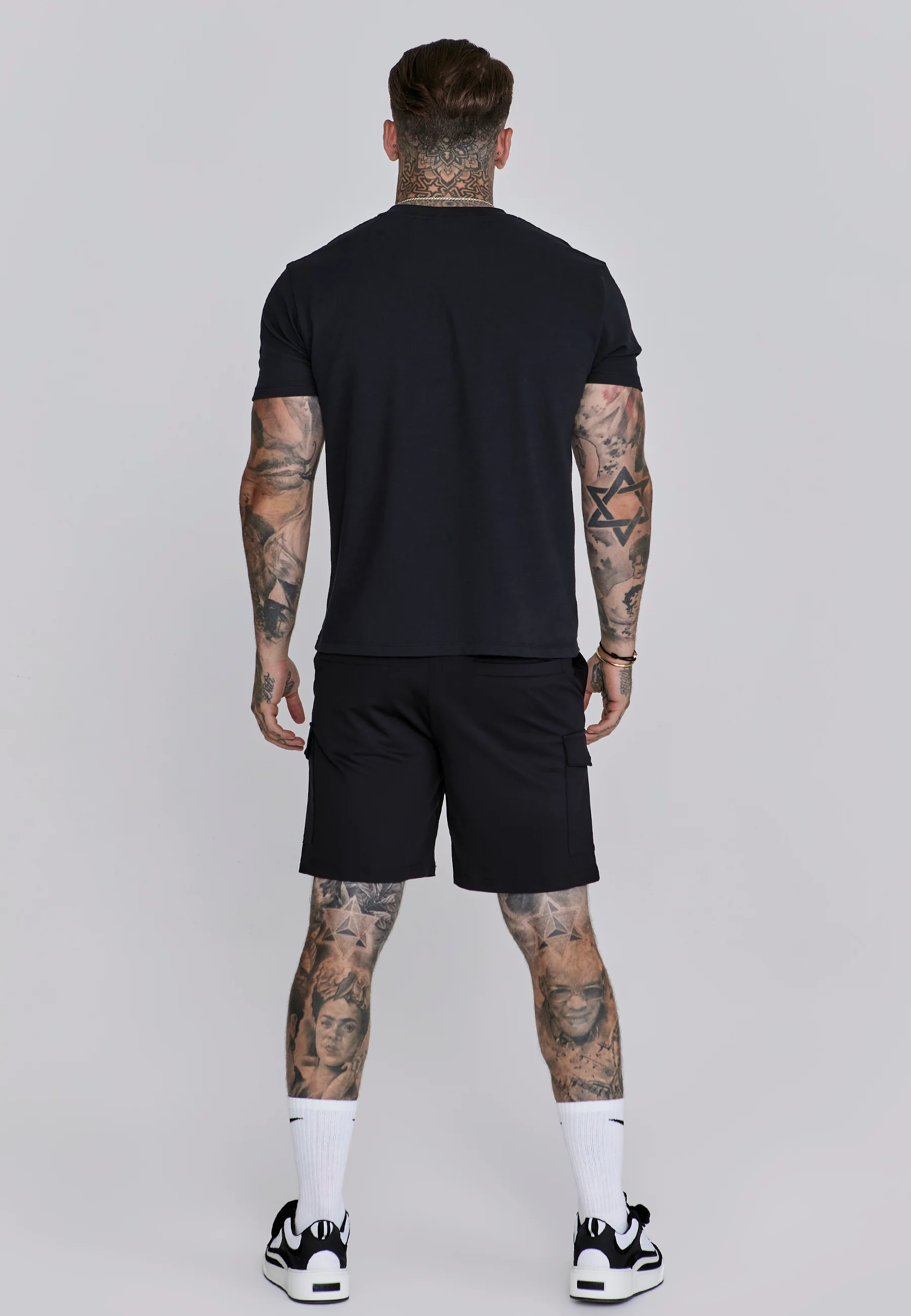 Black Cargo Shorts - Image 5