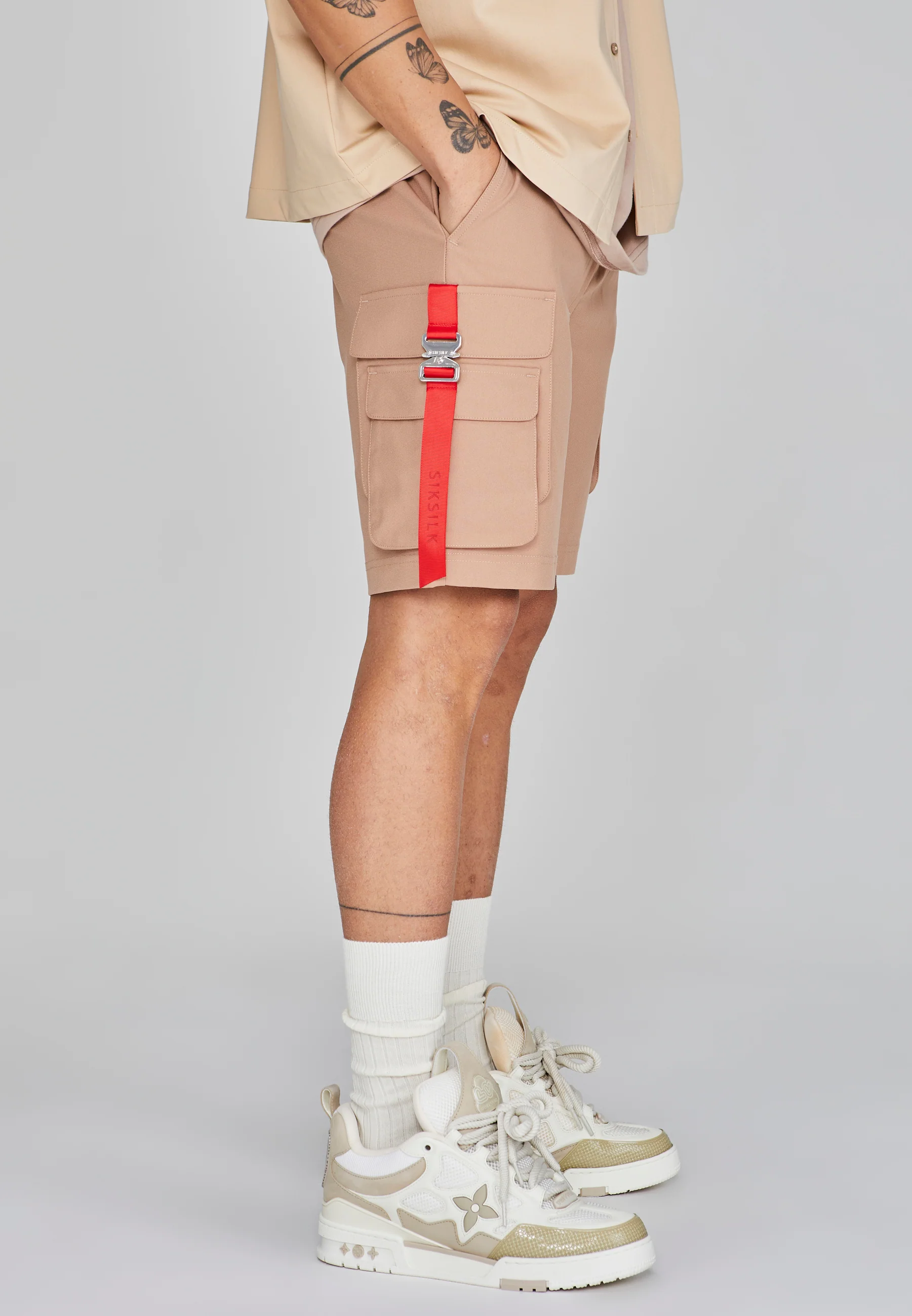 Brown Cargo Shorts