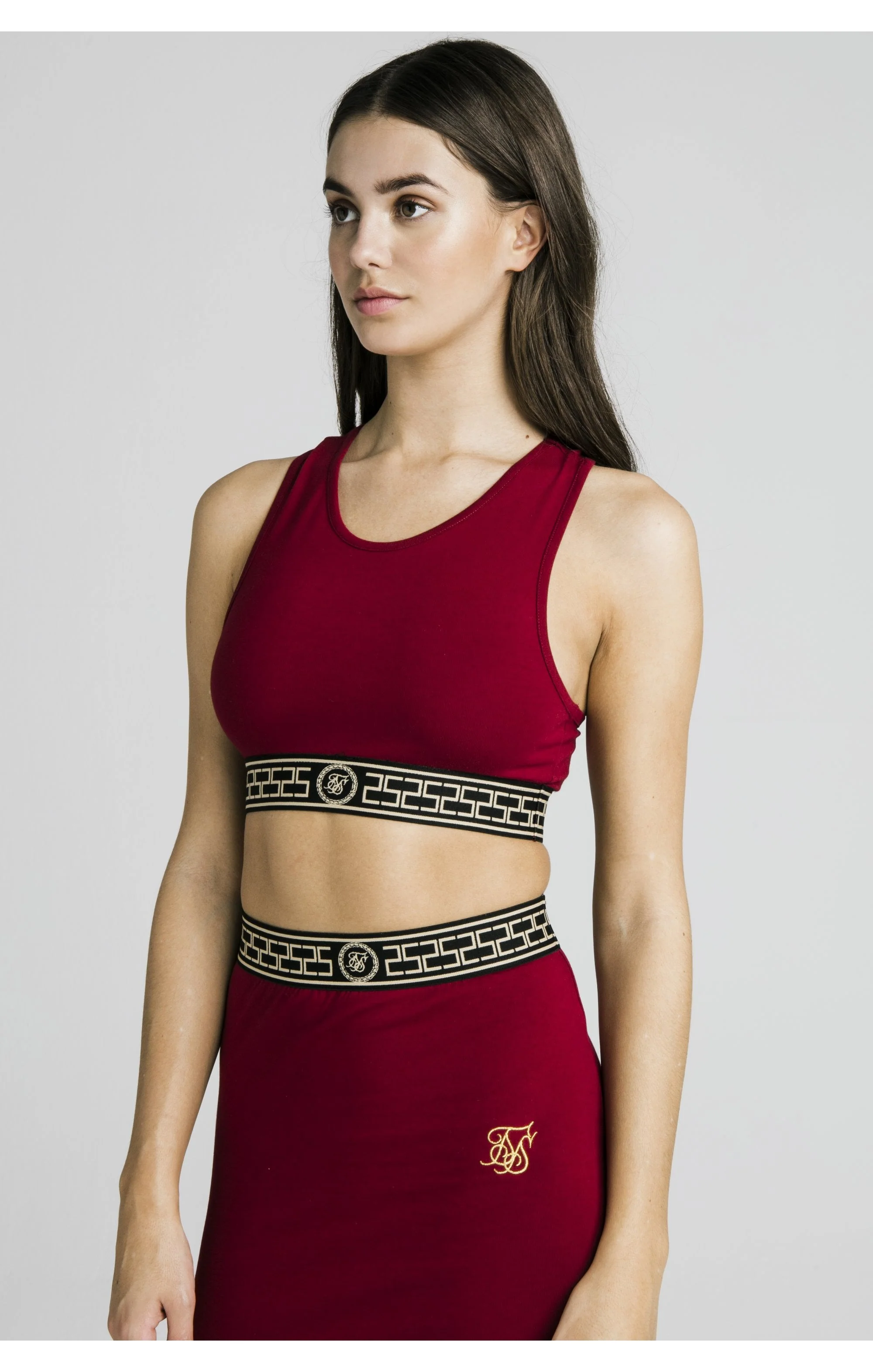 SikSilk Cartel Racerback Bralette – Biking Red