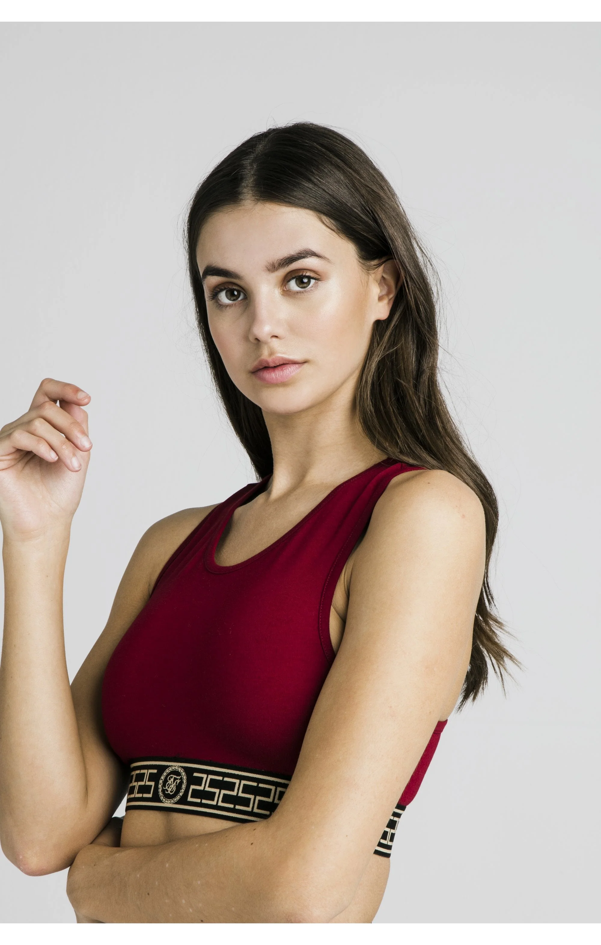 SikSilk Cartel Racerback Bralette – Biking Red - Image 4