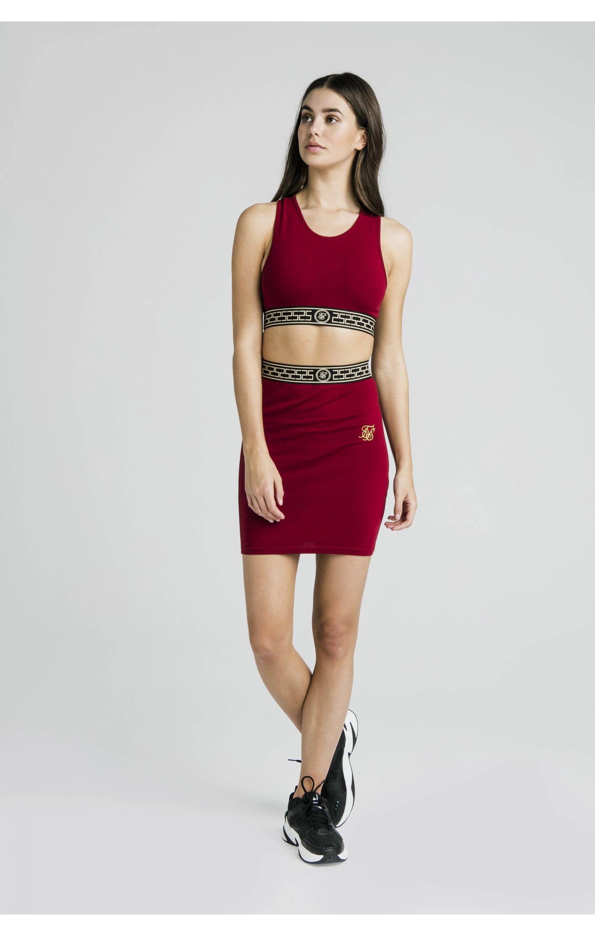 SikSilk Cartel Racerback Bralette – Biking Red - Image 7