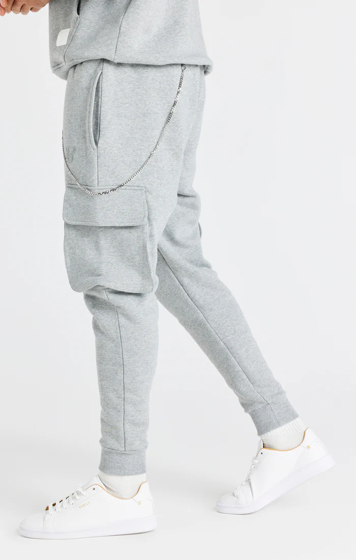 Grey Chain Cargo Jogger - Image 2
