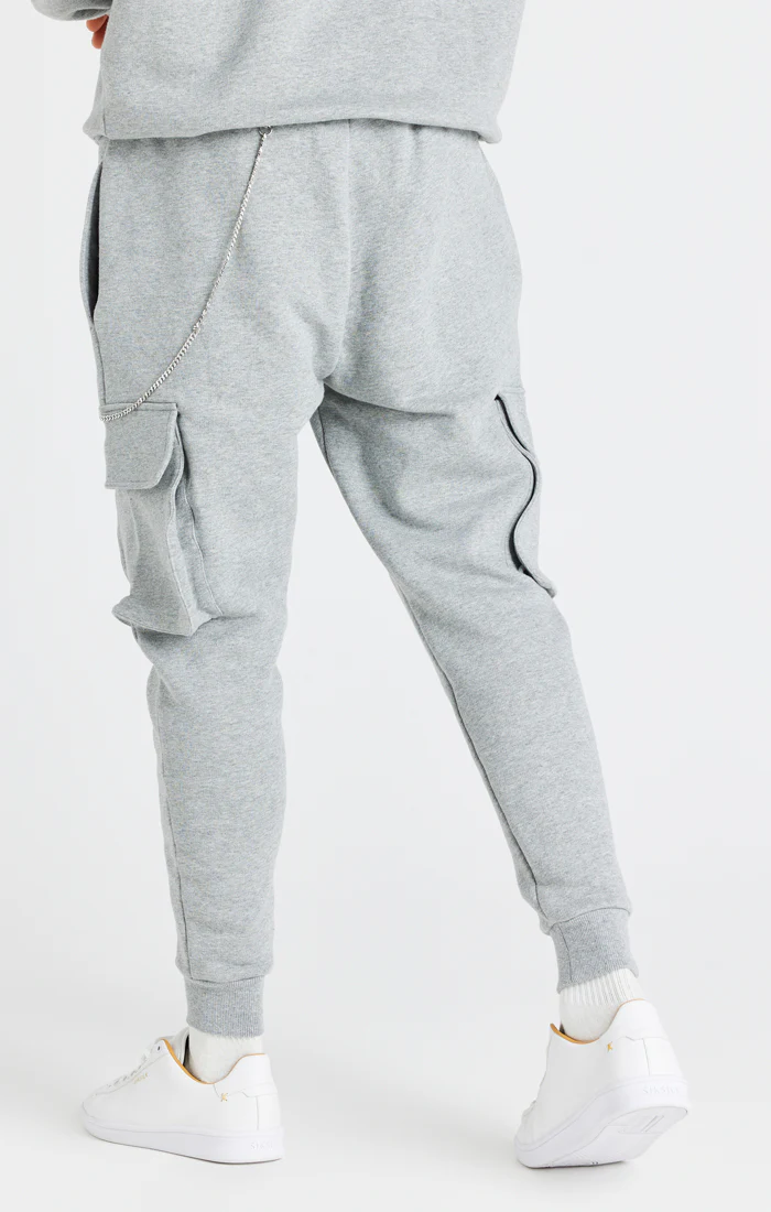 Grey Chain Cargo Jogger - Image 3