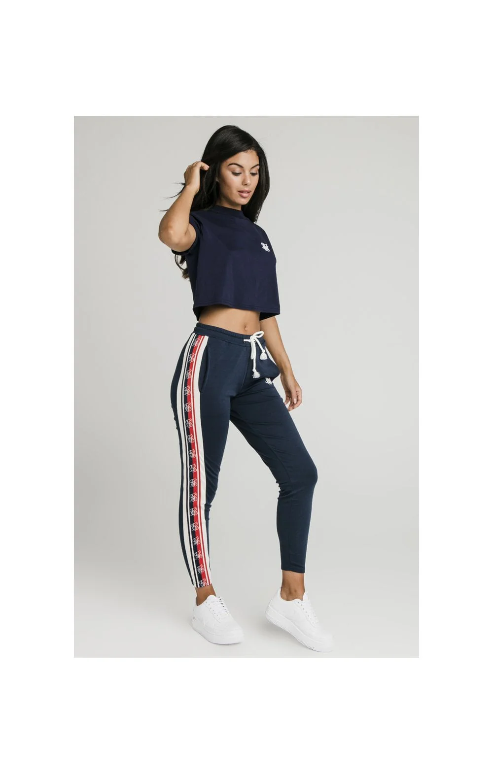 SikSilk Classic Tape Jogger - Navy - Image 2