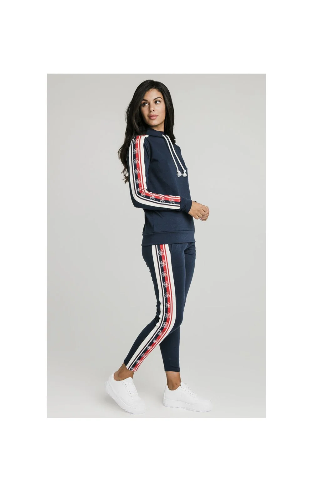 SikSilk Classic Tape Jogger - Navy - Image 6