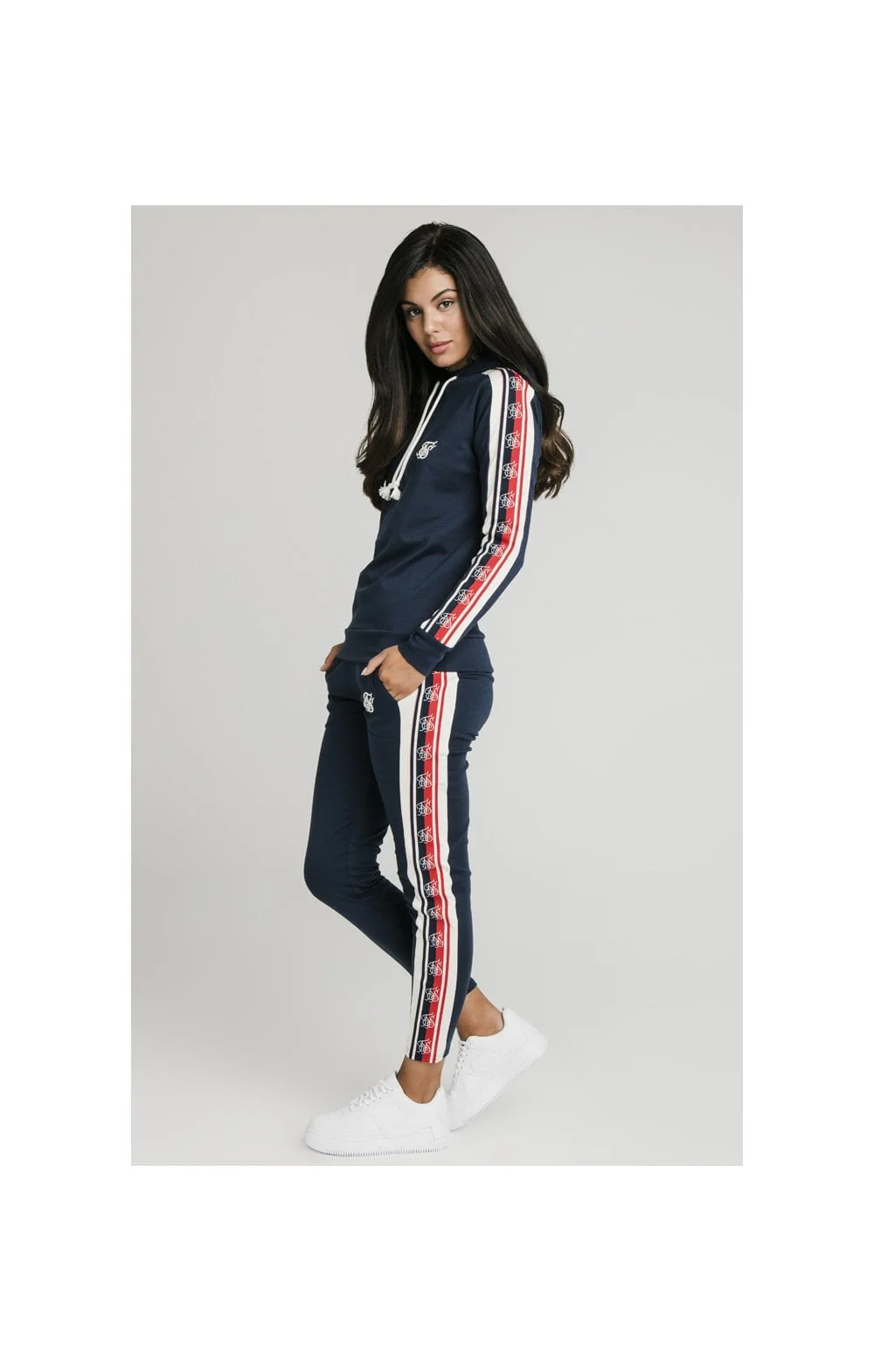 SikSilk Classic Tape Jogger - Navy - Image 7