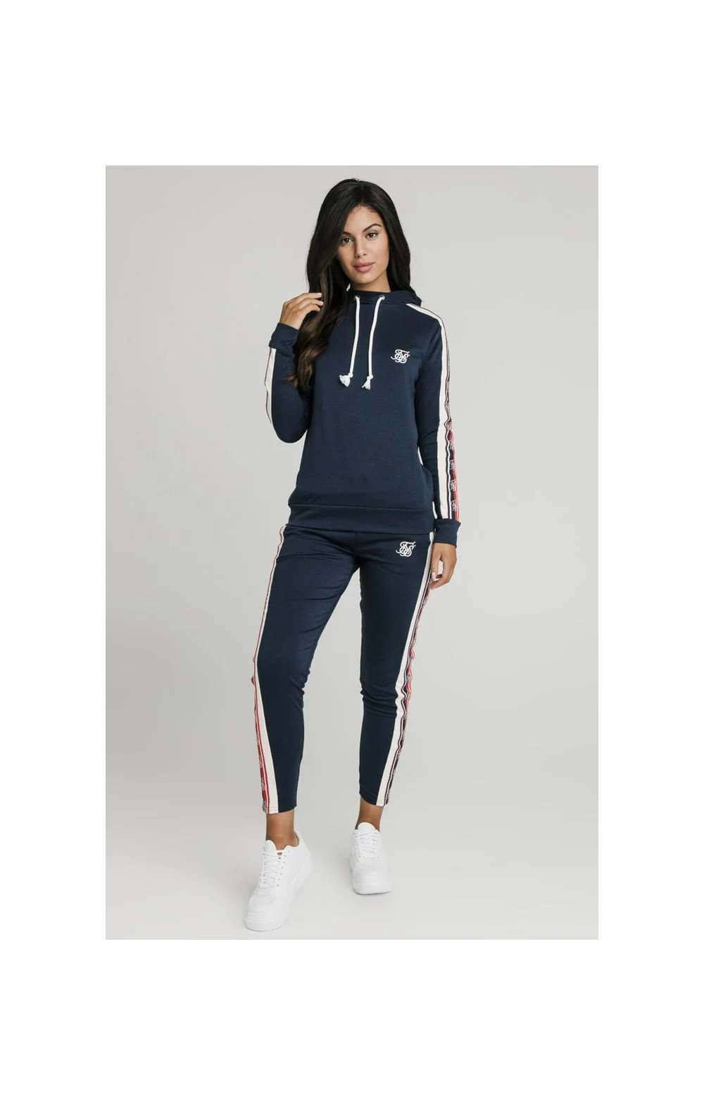 SikSilk Classic Tape Jogger - Navy - Image 8