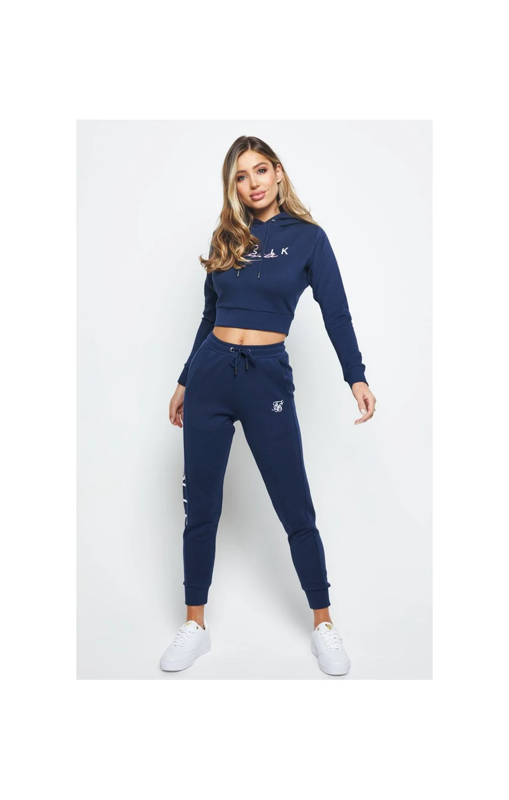 SikSilk Colour Signature Track Pants - Blue - Image 3