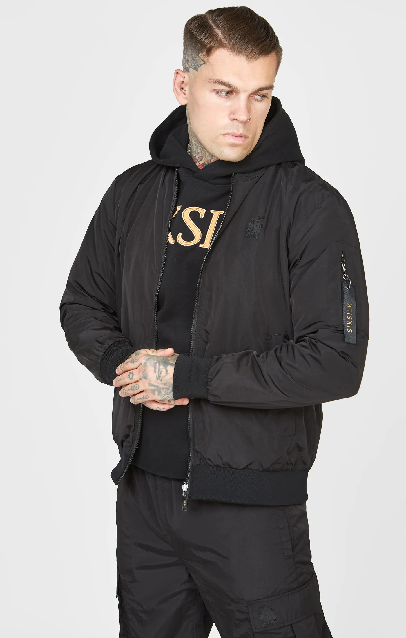 Black Reversible Bomber - Image 3