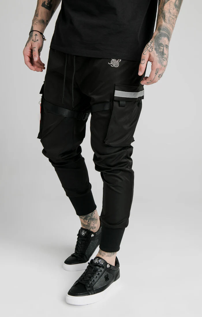 Black Essential Combat Cargo Pant - Image 2