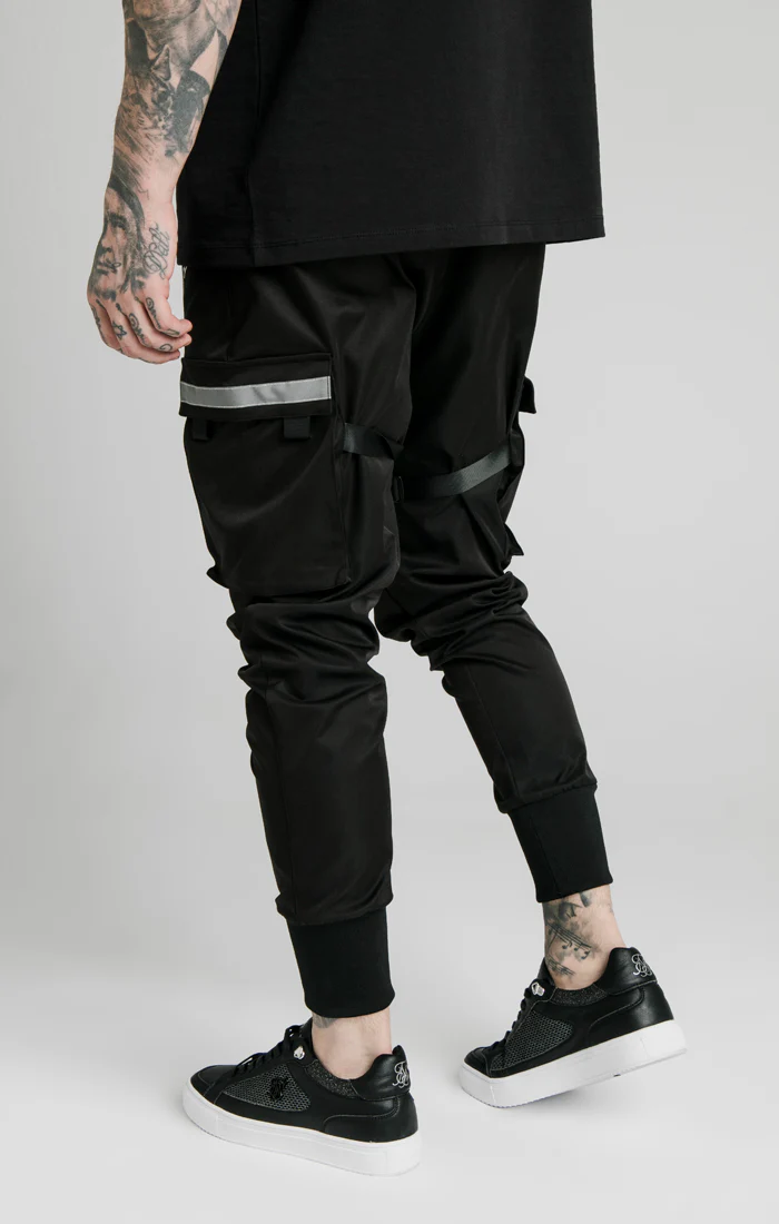 Black Essential Combat Cargo Pant - Image 3