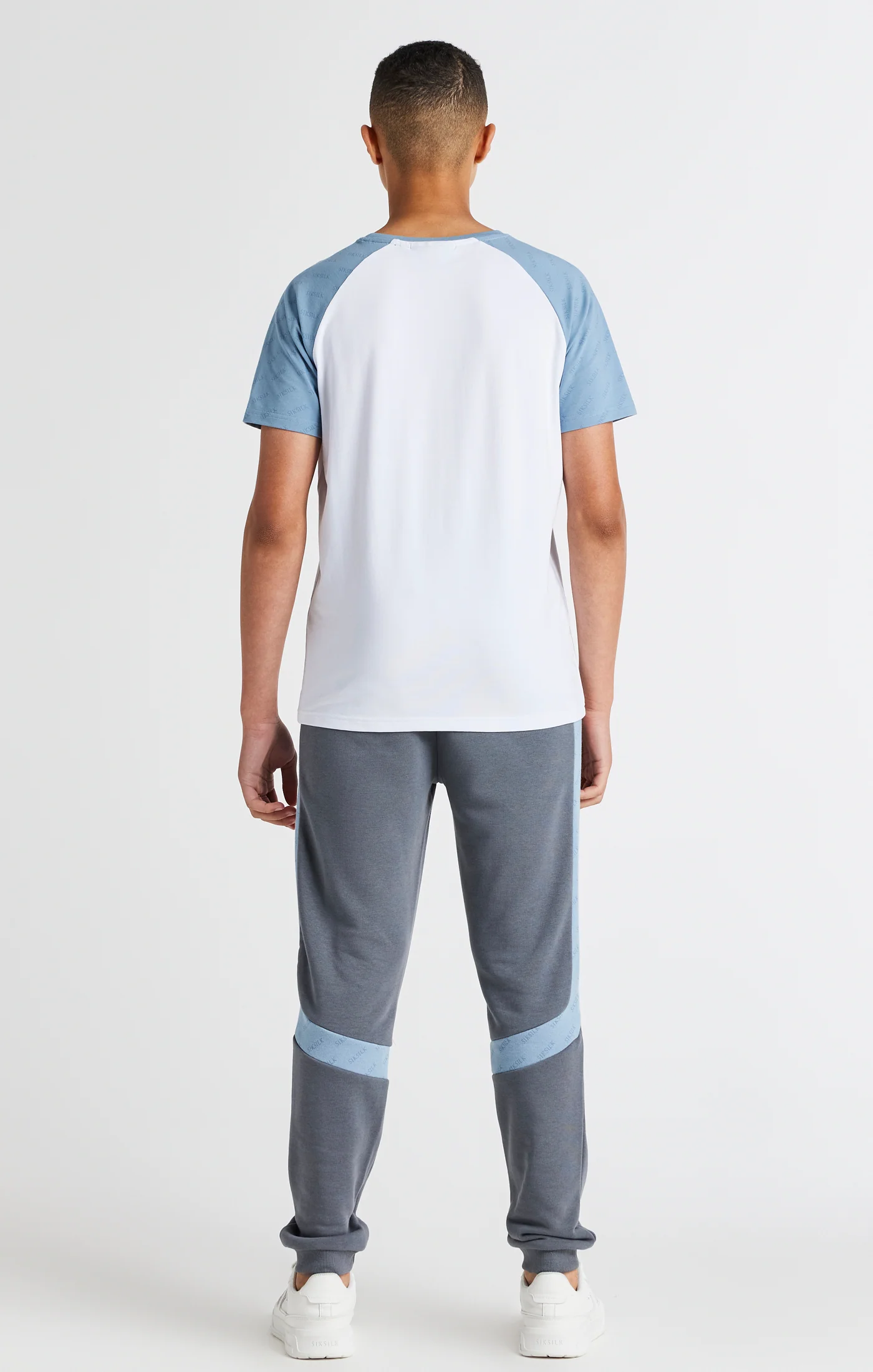 Boys White Raglan Printed T-Shirt - Image 5