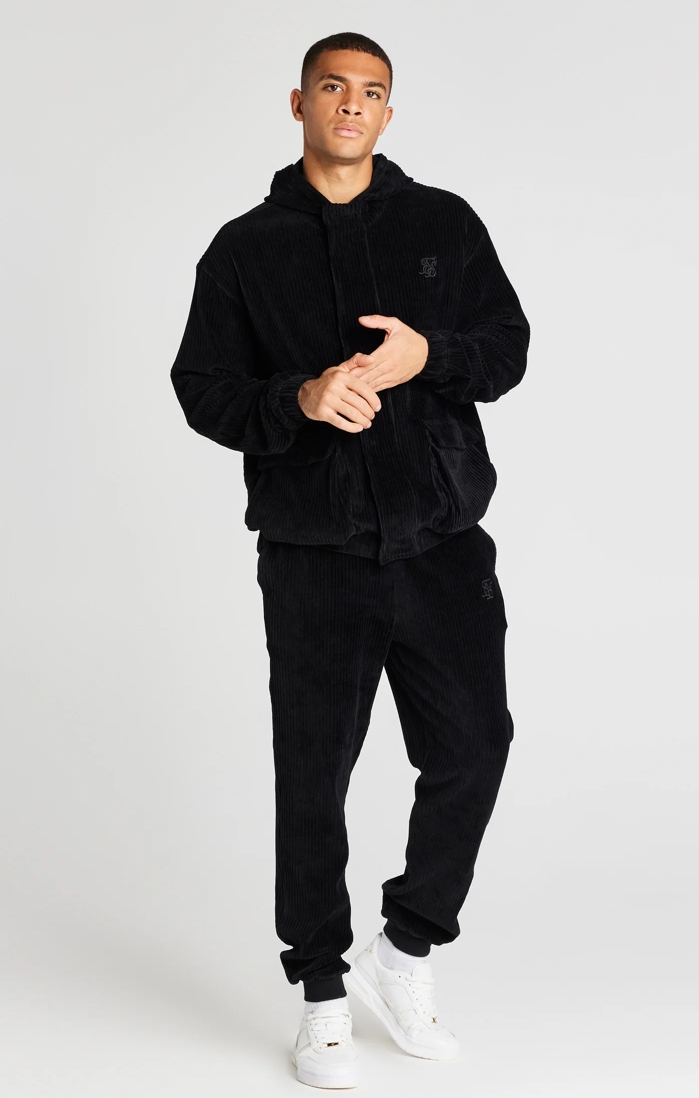 Black Corduroy Relaxed Pant - Image 5
