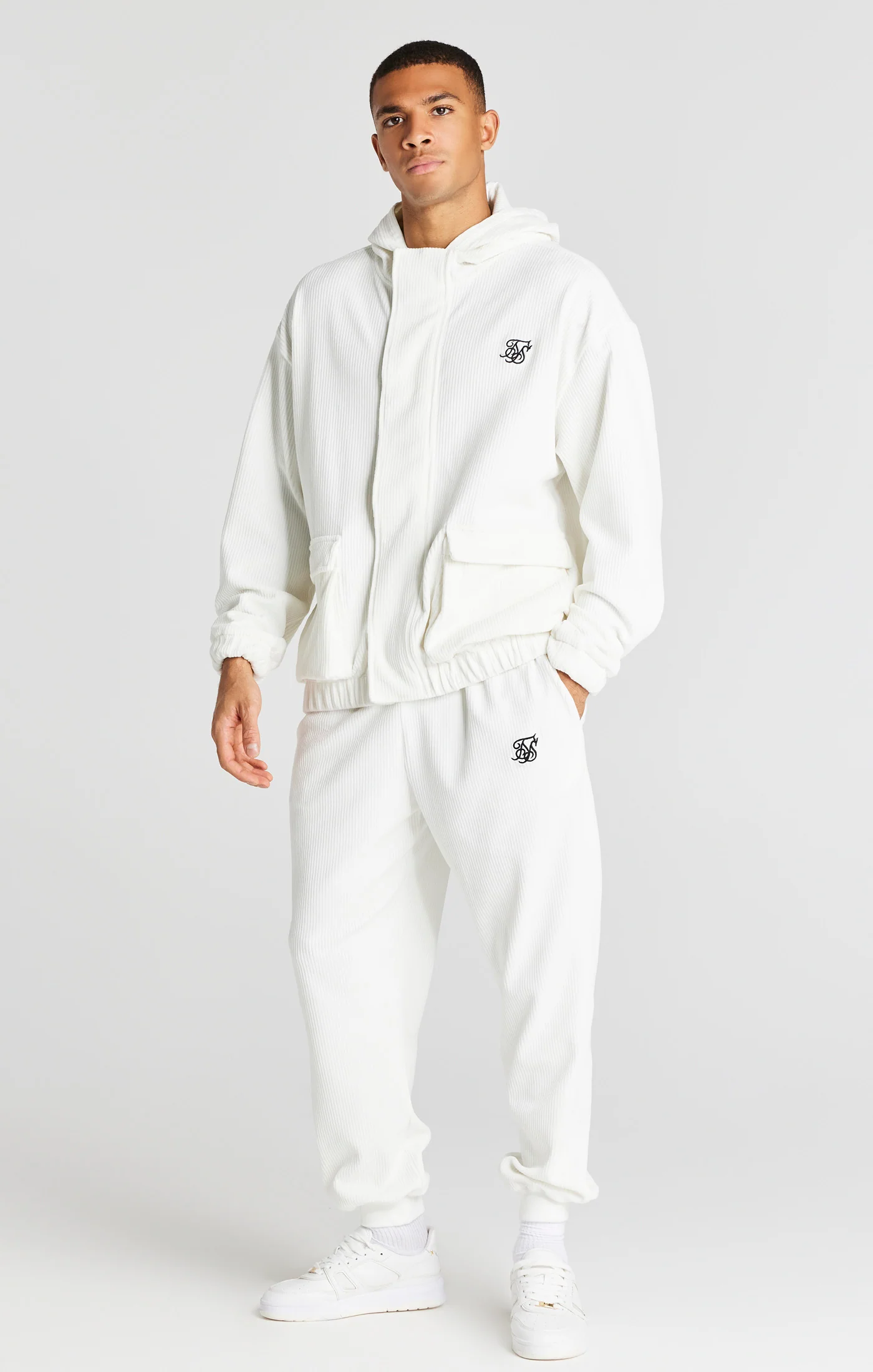 Ecru Corduroy Relaxed Pant - Image 6