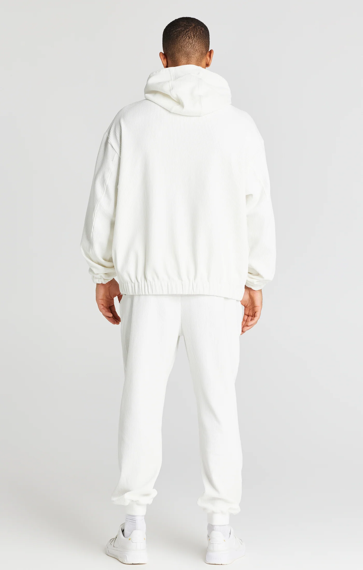 Ecru Corduroy Zip Thru Jacket - Image 5