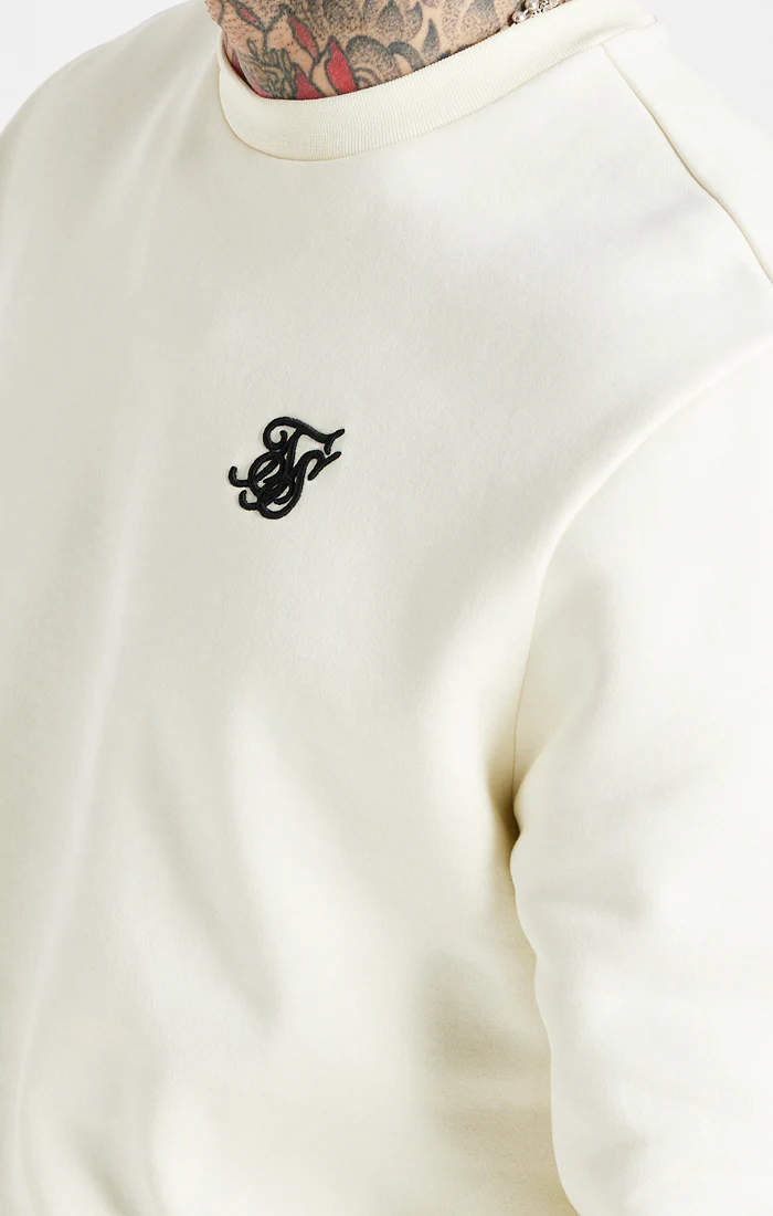 Ecru Essential Crew Sweatshirt - Image 2