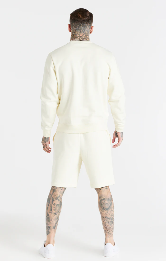 Ecru Essential Crew Sweatshirt - Image 5