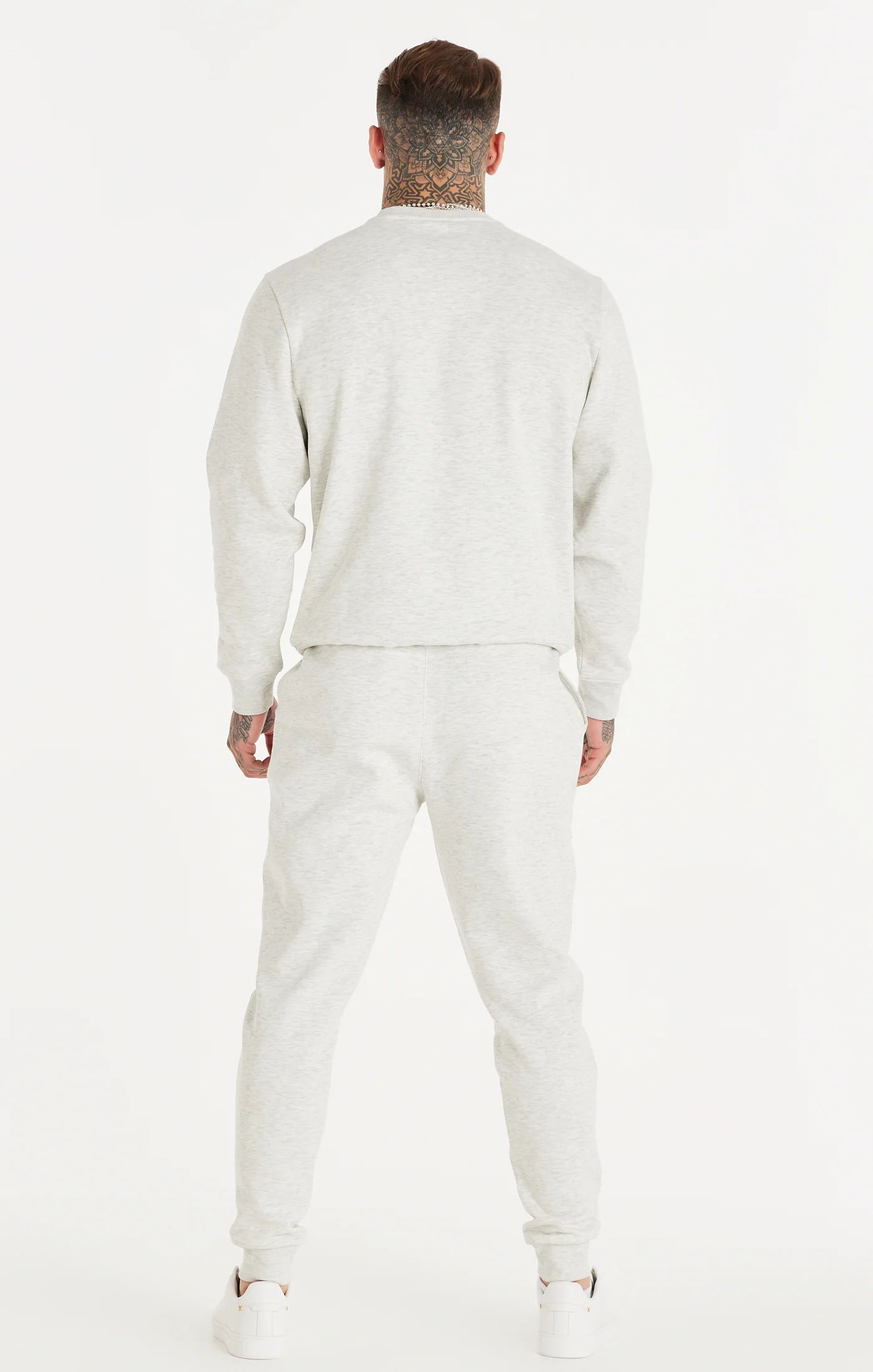 Snow Marl Essential Crew Sweatshirt - Image 6