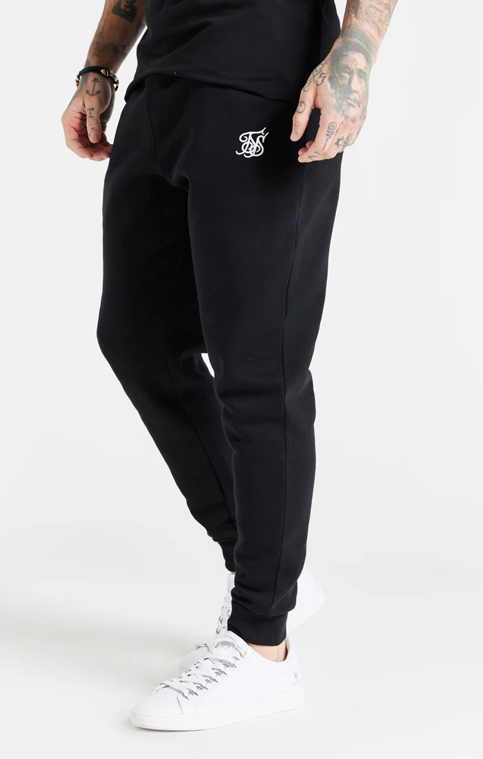 Black Essential Cuffed Jogger