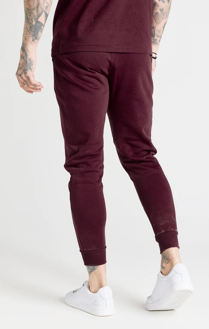 Burgundy Essential Cuffed Jogger - Image 4