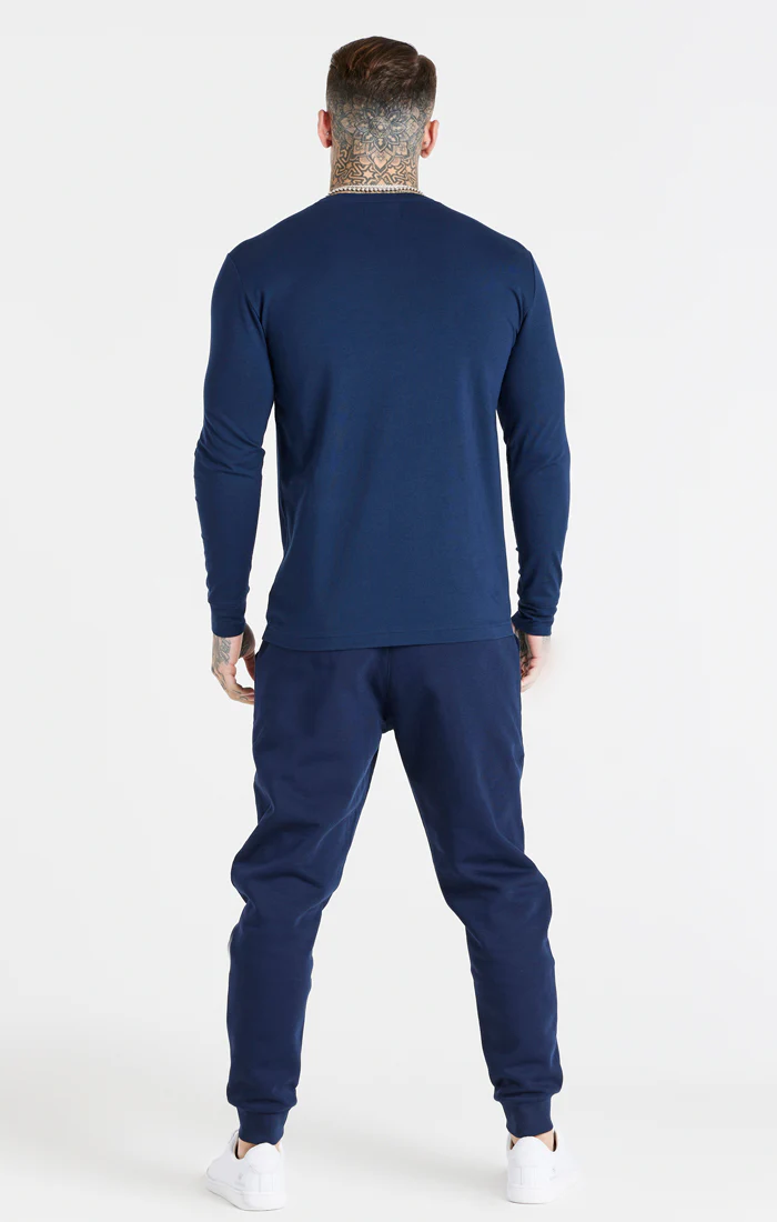 Navy Essential Cuffed Jogger - Image 5