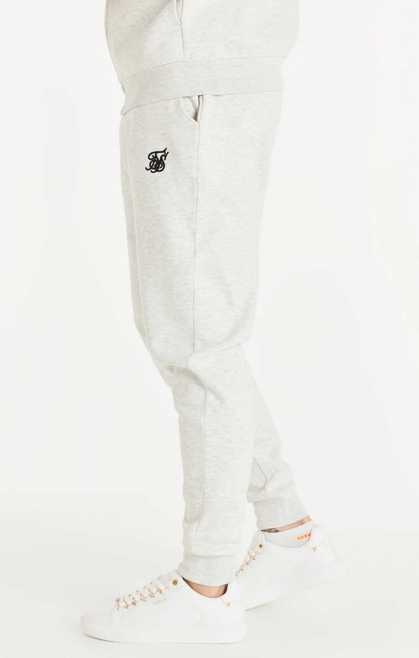 Snow Marl Essential Cuffed Jogger - Image 2