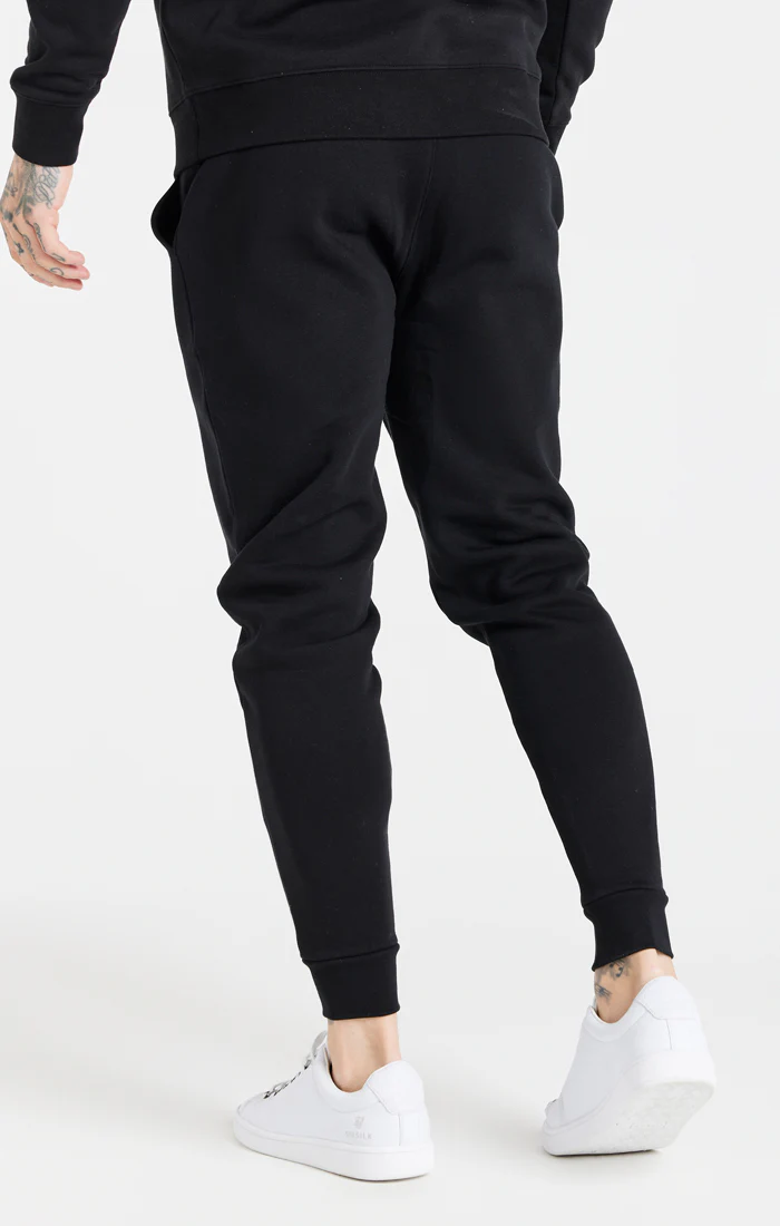 Black Essential Fitted Jogger - Image 4
