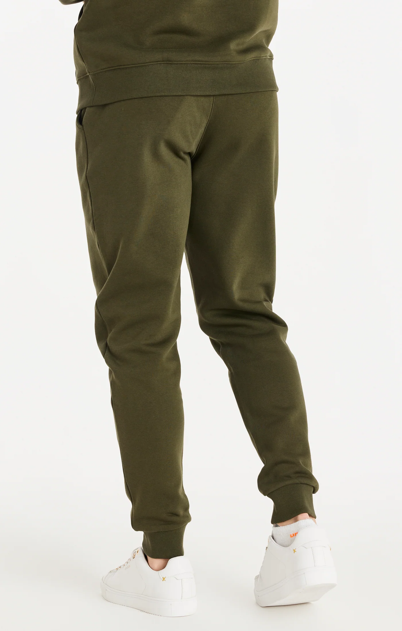 Khaki Essential Fitted Jogger - Image 3