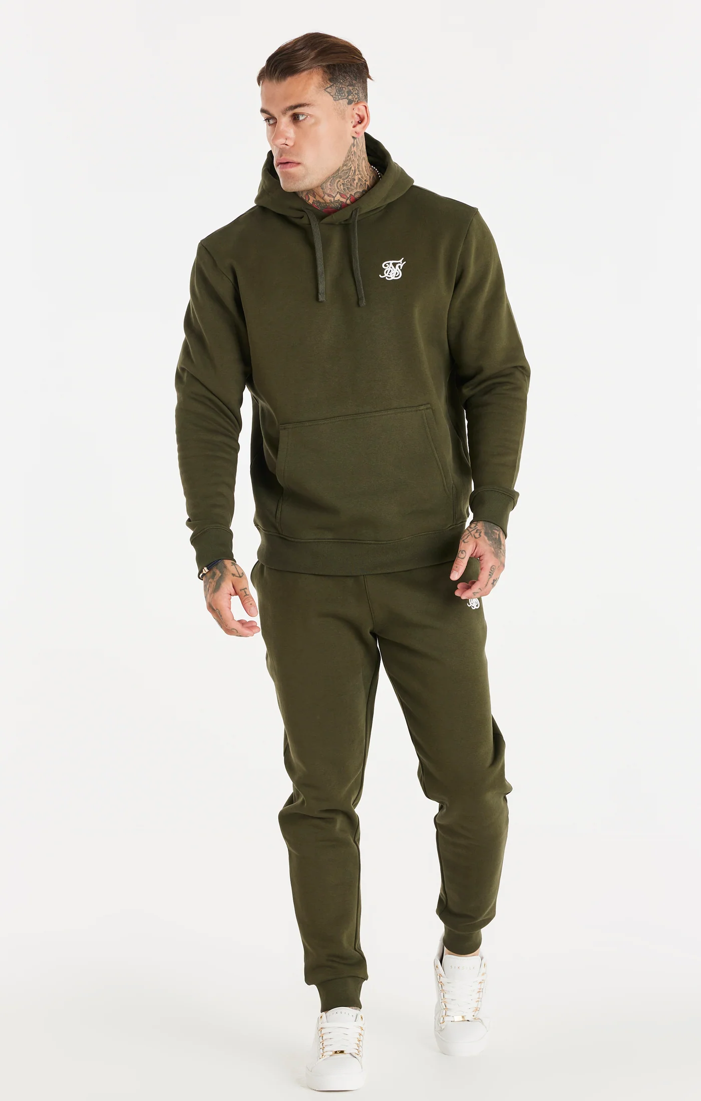 Khaki Essential Fitted Jogger - Image 4