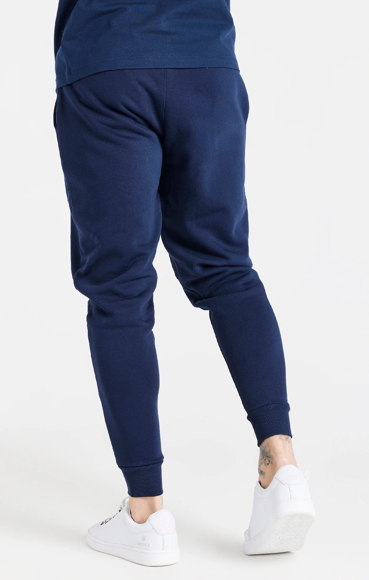 Navy Essential Fitted Jogger - Image 4