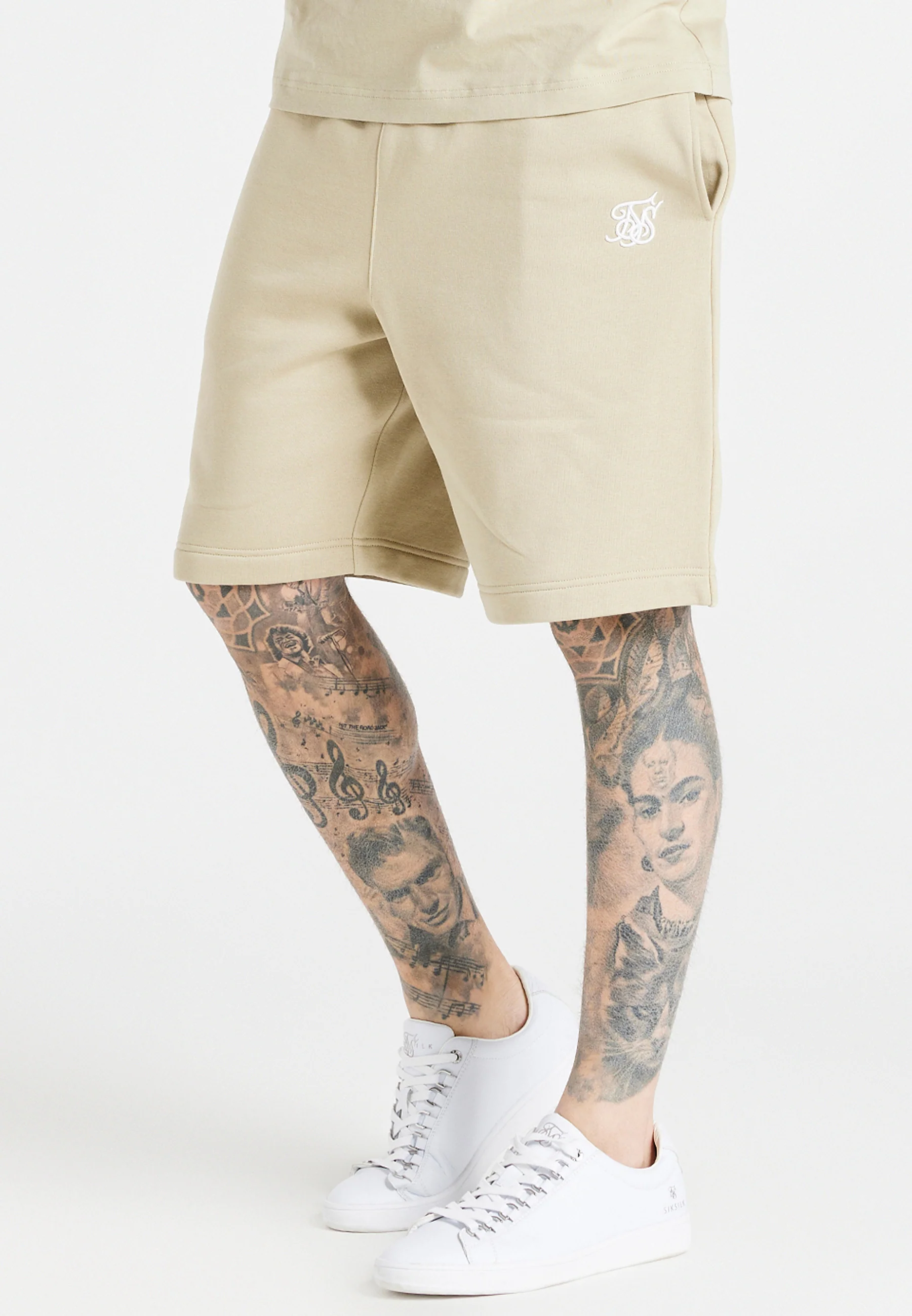 Beige Essential Jersey Short - Image 2