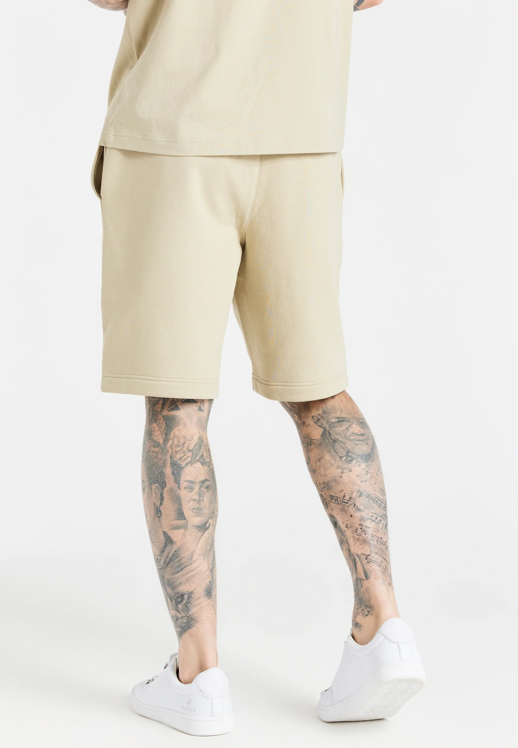 Beige Essential Jersey Short - Image 4