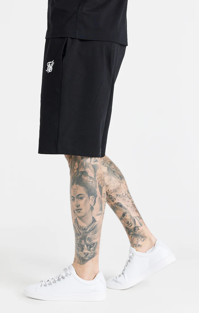 Black Essential Jersey Short - Image 2