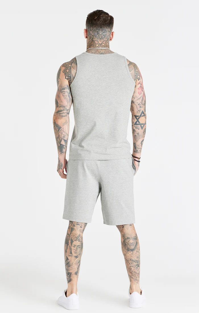 Grey Essential Jersey Short - Image 3