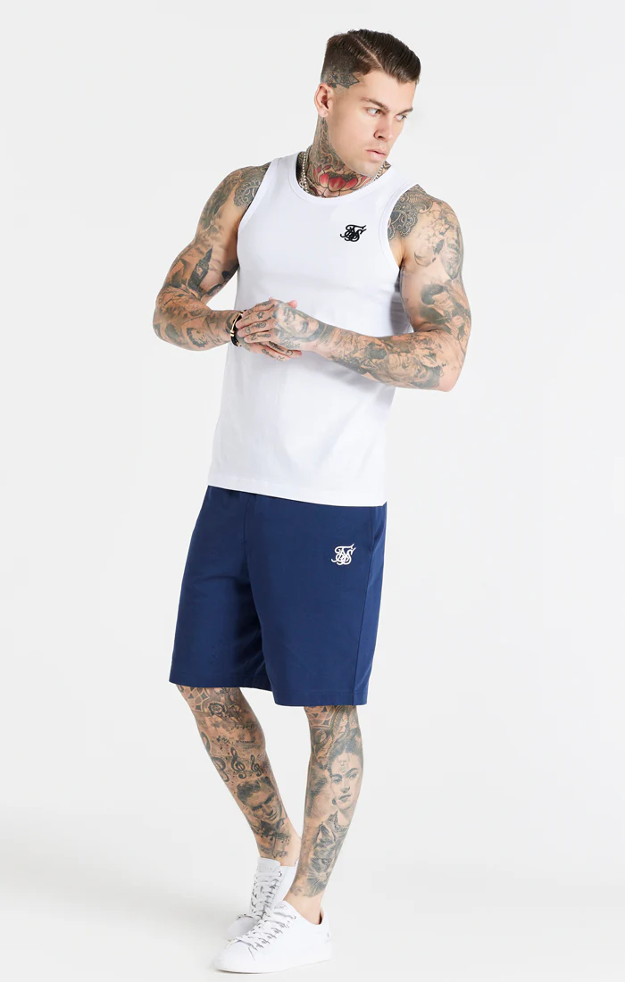 Navy Essential Jersey Short - Image 3