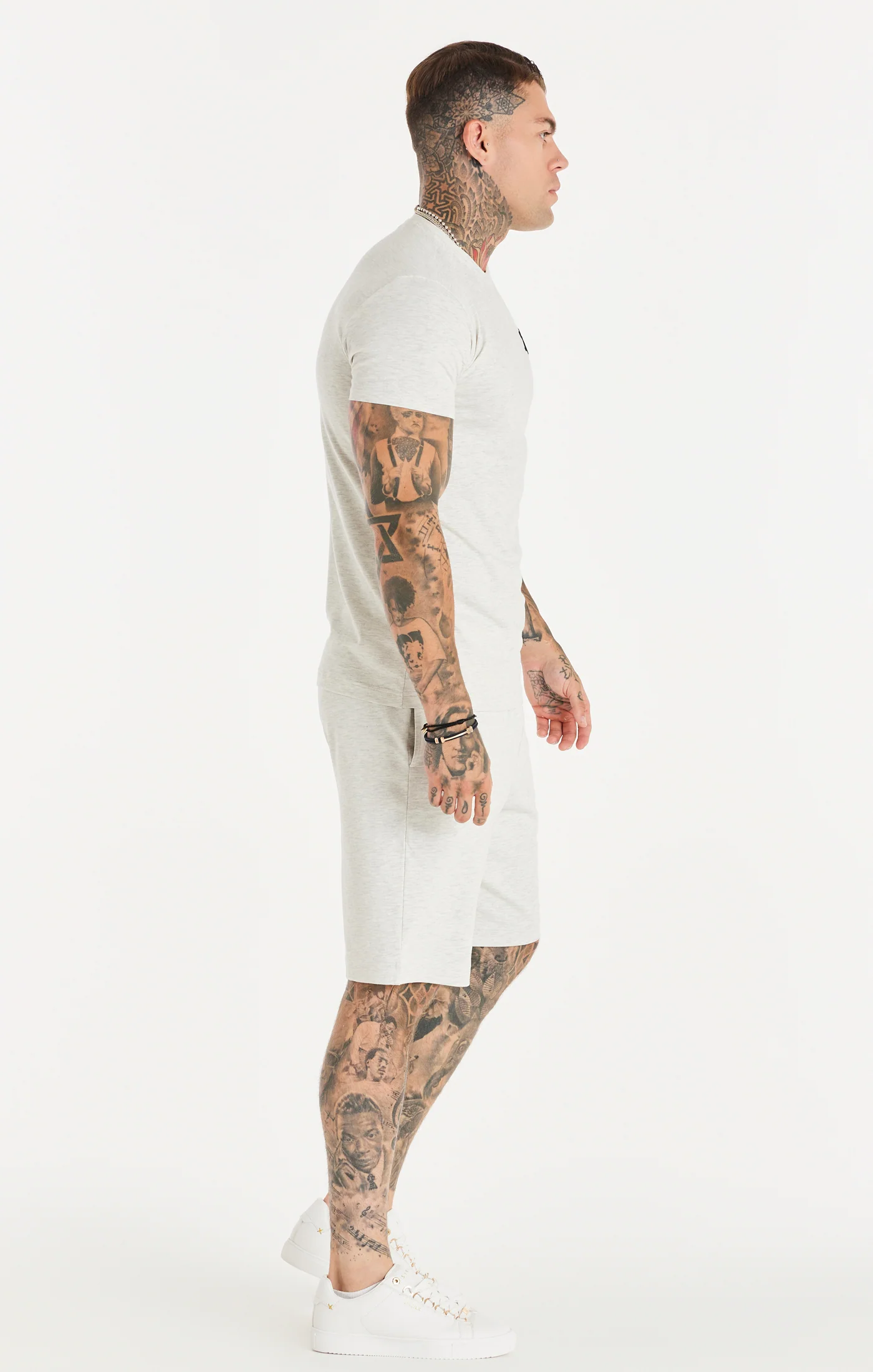 Snow Marl Essential Jersey Short - Image 6