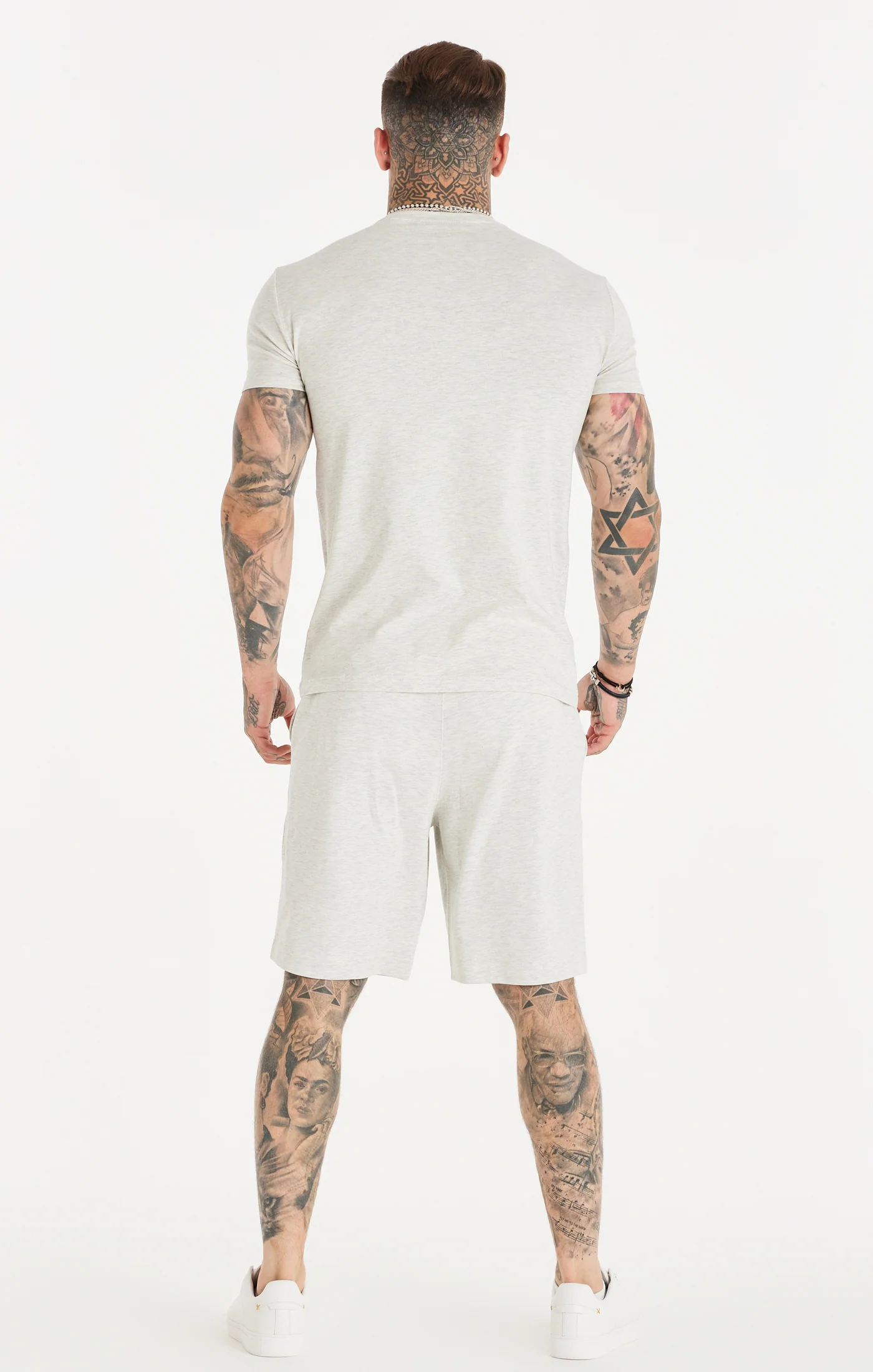 Snow Marl Essential Jersey Short - Image 7