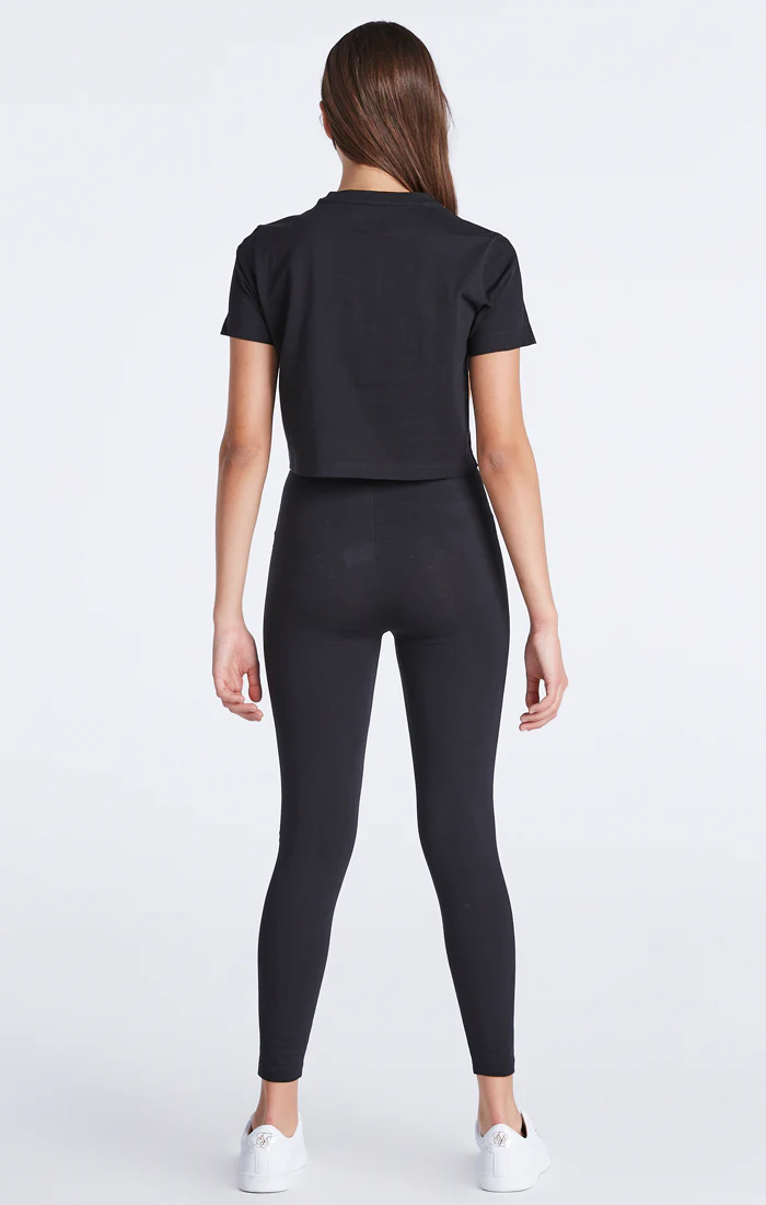 Girls Black Essentials Legging - Image 4