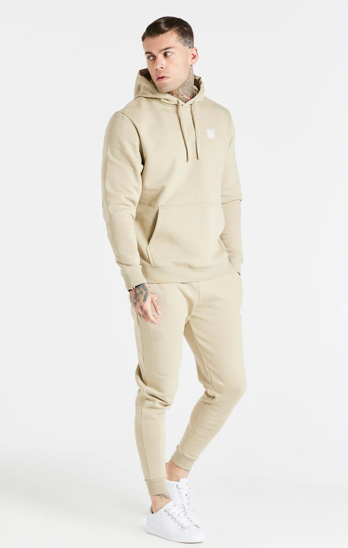 Beige Essential Overhead Hoodie - Image 3