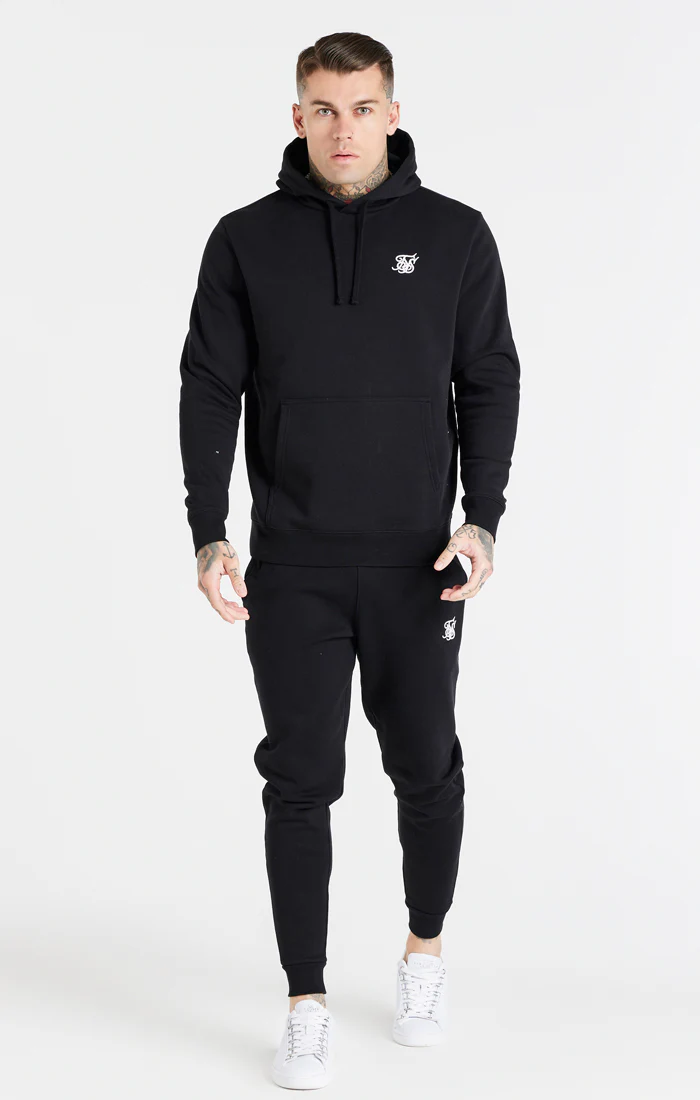 Black Essential Overhead Hoodie - Image 3