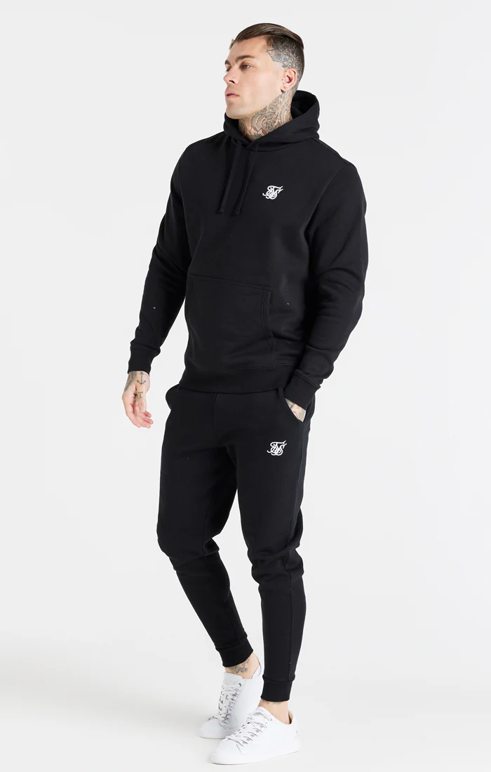 Black Essential Overhead Hoodie - Image 4