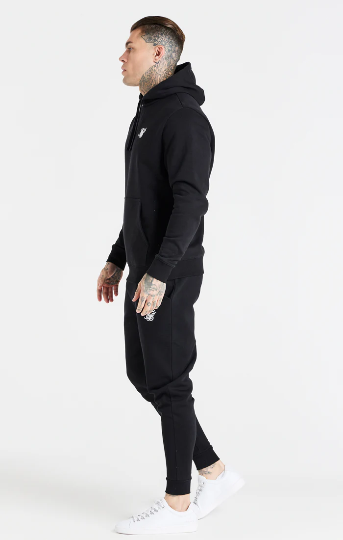 Black Essential Overhead Hoodie - Image 6