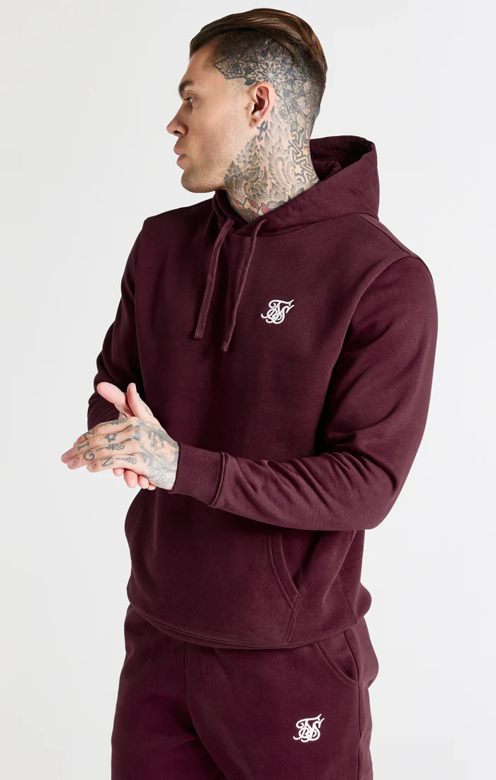 Burgundy Essential Overhead Hoodie
