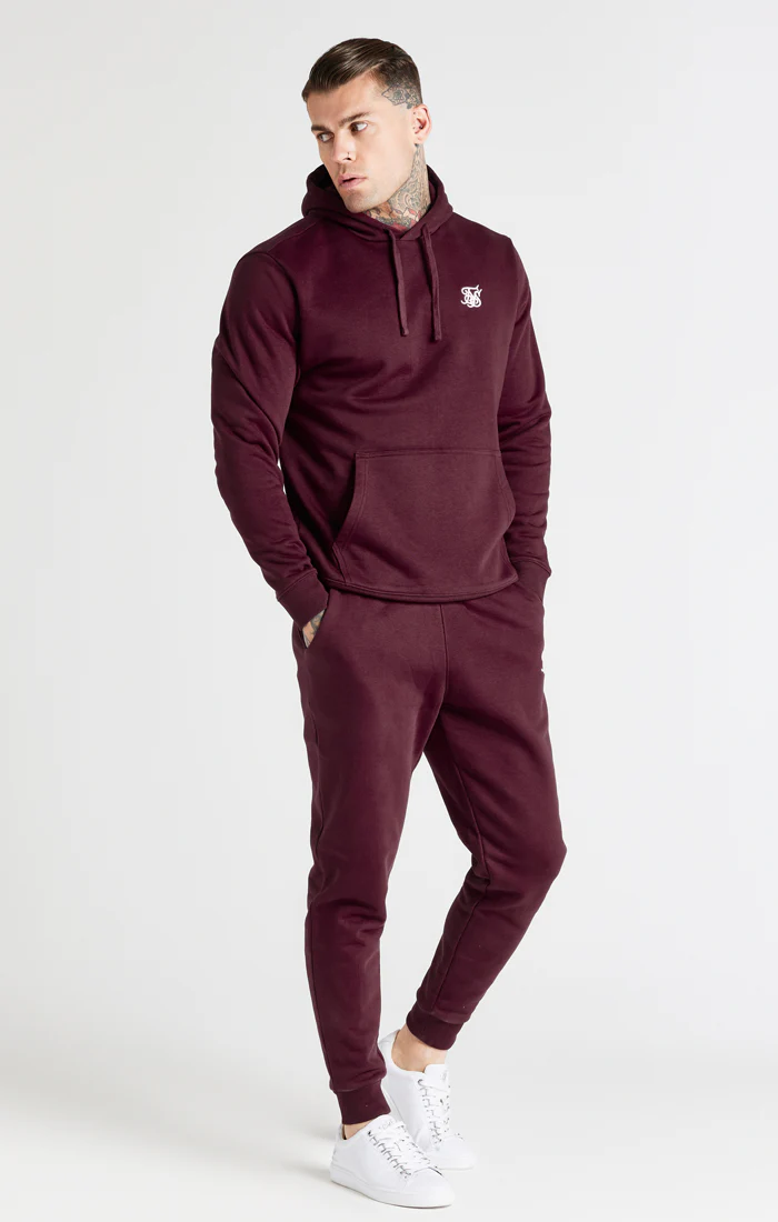 Burgundy Essential Overhead Hoodie - Image 3
