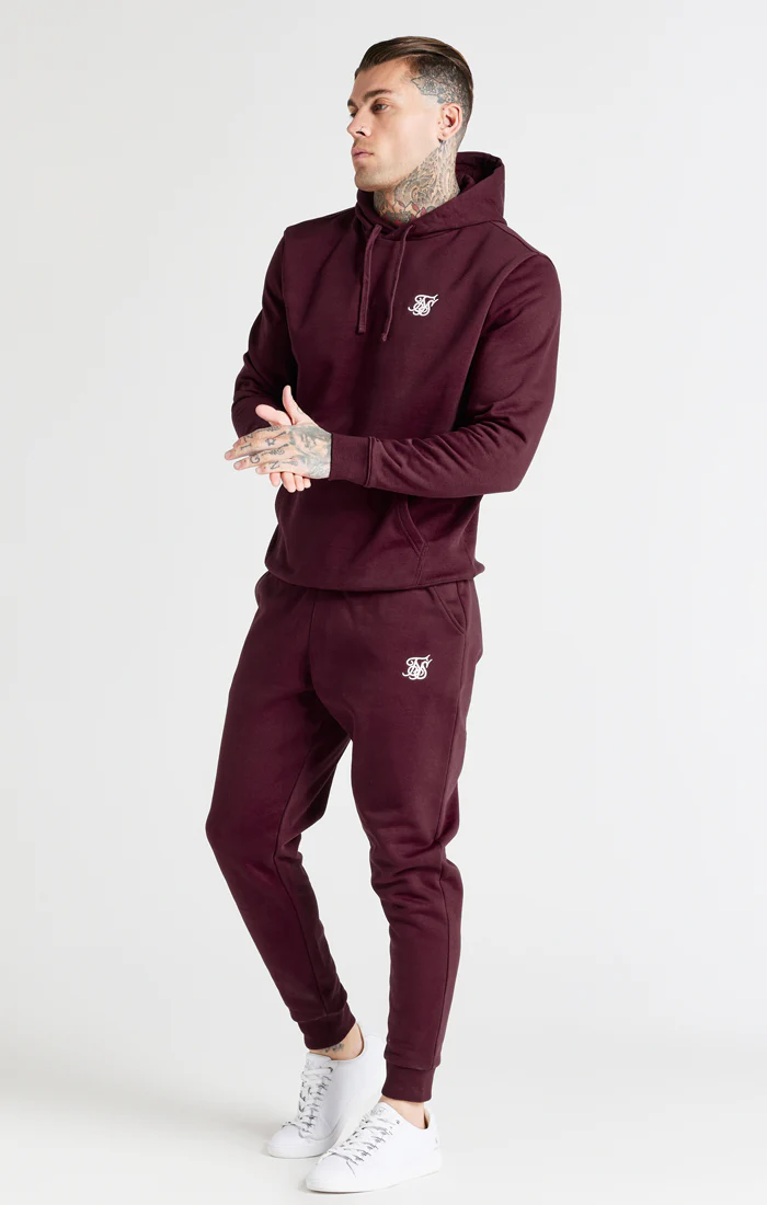 Burgundy Essential Overhead Hoodie - Image 4
