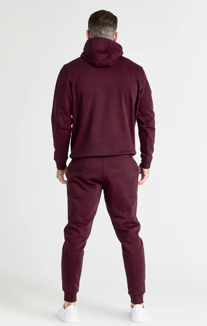 Burgundy Essential Overhead Hoodie - Image 5