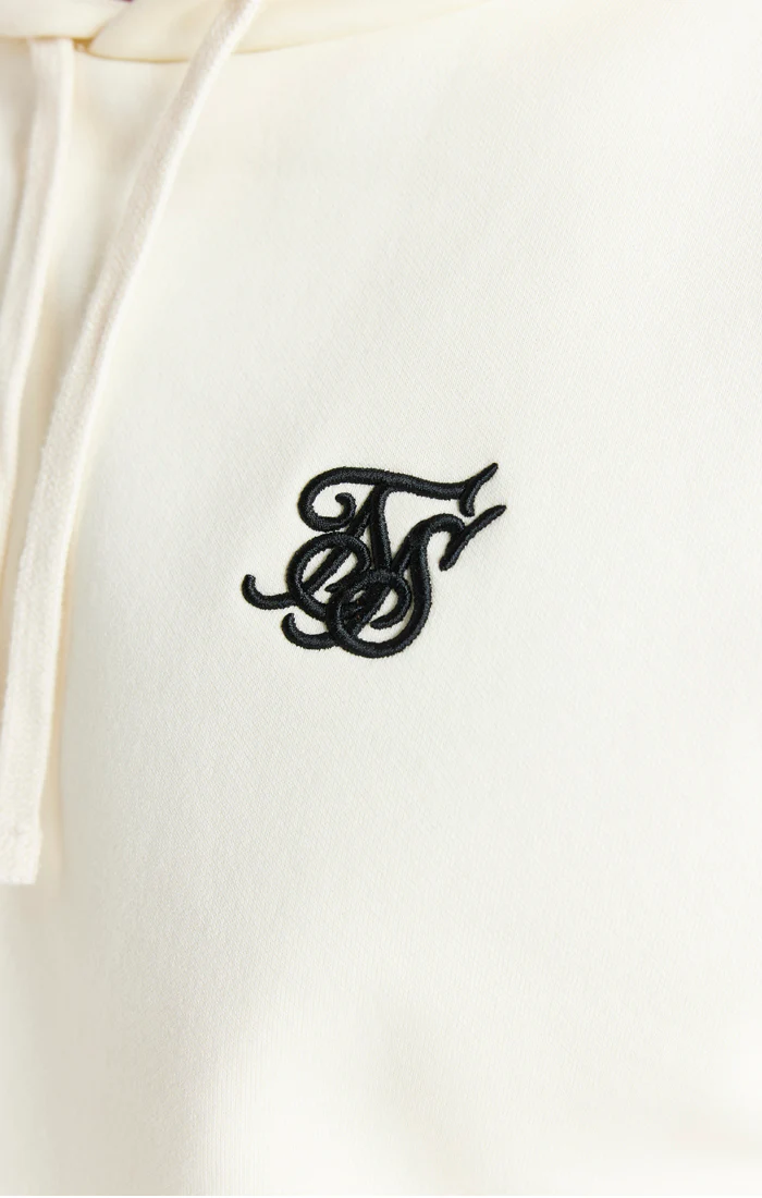 Ecru Essential Overhead Hoodie - Image 2