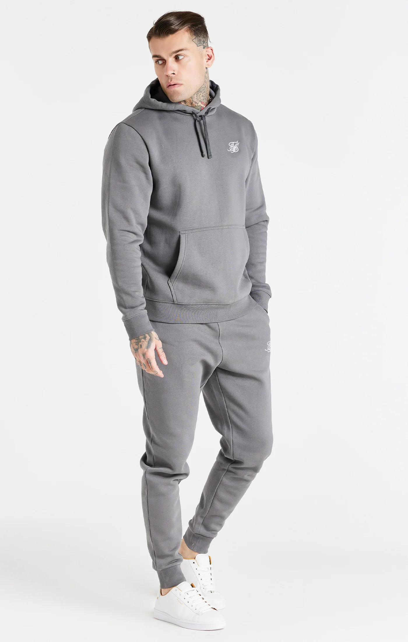 Grey Essential Overhead Hoodie - Image 3