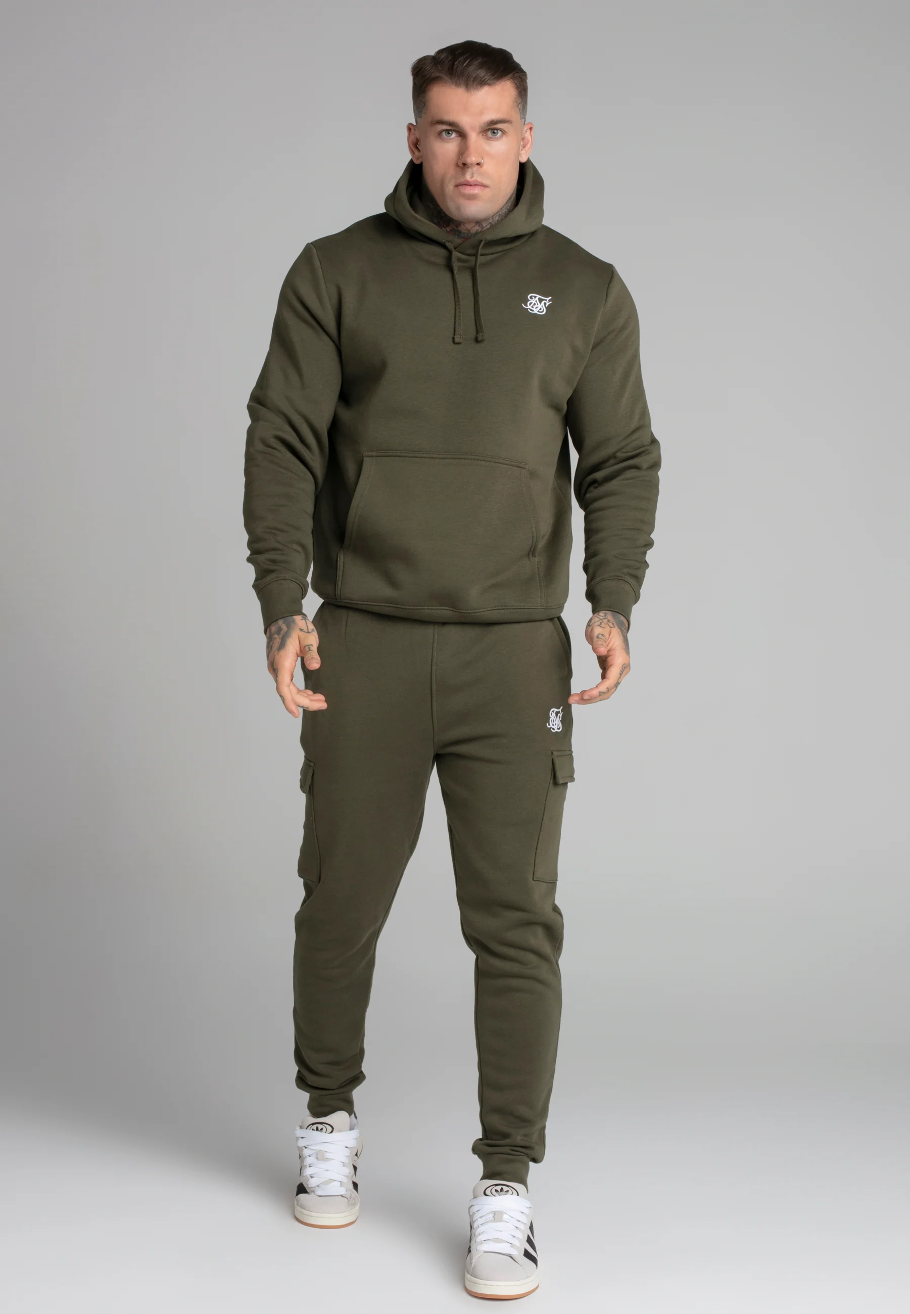 Khaki Essential Overhead Hoodie - Image 2